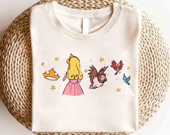 Maglietta Disney La Bella Addormentata, Maglietta Disney Principessa Aurora, Maglietta Disney Once Upon Dream, Maglietta Disney Coquette Bow, Maglietta Magic Kingdom