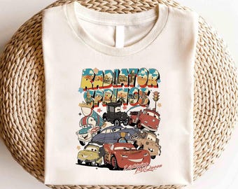Disney Cars Lightning Mcqueen Shirt, Disney Tow Mater Shirt, Disney Cars Character Shirt, Disney Cars Matching Shirt, Radiator Springs Shirt