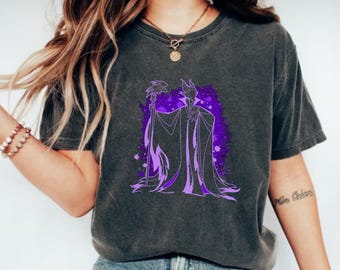 Disney Maleficent Silhouette Portrait Shirt,Disney Sleeping Beauty Villains Tee, Disney Villains Maleficent Shirt,Disney Magic Kingdom Shirt