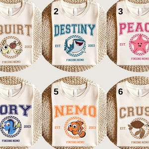 Disney Custom Finding Shirt,Finding Nemo Shirt,Animal Kingdom Tee,Finding Nemo Character Shirt,Finding Nemo Birthday Party Shirt, Kids Shirt