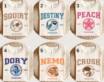 Disney Custom Finding Shirt,Finding Nemo Shirt,Animal Kingdom Tee,Finding Nemo Character Shirt,Finding Nemo Birthday Party Shirt, Kids Shirt