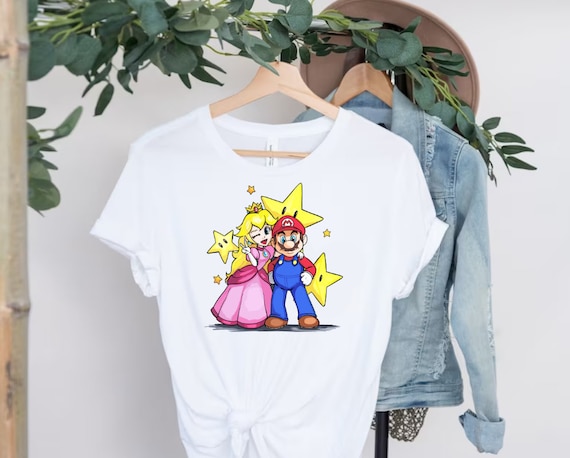 スーパーマリオとピーチ姫のカップルシャツ、スーパーマリオ
