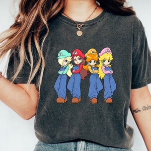 Princess Peach Shirt,Princess Peach Crown Shirt, Super Mario Princess Peach Shirt, Princess Peach Star Shirt, Feeling Peachy Shirt