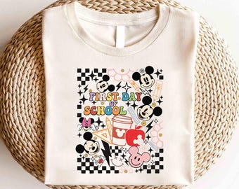 Disney First Day Of School Shirt, Disney Back To School Shirt, Disney Mickey And Friends Shirt, Teacher Life Shirt, Disney Preschool Shirt