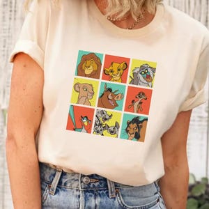 Disney The Lion King Characters Shirt, Simba Nala Shirt, Mufasa Shirt, The Lion King Birthday Shirt, Disney Animal Kingdom Shirt,Lion King