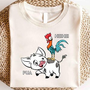 Disney Princess Moana Hei Hei And Pua Shirt, Disney Princess Shirt,Princess Moana Characters Shirt, Disney Moana Shirt, Disney Hei Hei Shirt