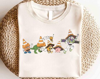 Camiseta de Disney Toy Story Crossing, camiseta de personaje de Toy Story, camiseta de Disney Toy Story, camiseta de Woody Buzz Lightyear, camiseta de To Infinity And Beyond