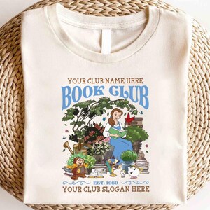 Prinzessin Belle T-Shirt, Belle&#39;s Book Club T-Shirt, Belle&#39;s Book Cafe Shirt, Prinzessin Belle T-Shirt, Märchen so alt wie Time Belle&#39;s Book Shop Shirt, Die Schöne und das Biest Shirt