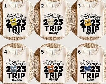 Disney 2025 Trip Cars Character Shirt, Disney Cars Family Shirt, Disney Cars Birthday Party Shirt, Lightning McQueen Shirt,Disney Cars Shirt