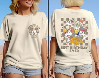 Disney Mickey and Friends Birthday Boy Shirt, Disney In My Birthday Era Shirt,Disney Custom Birthday Boy Shirt, Disney Magic Kingdom Shirt