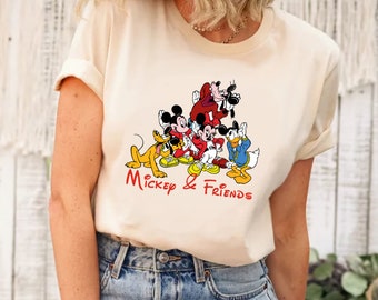 Musse och vänner t-shirt, Musse och vänner Minnie Donald Daisy Goofy Pluto t-shirt, Disney resa t-shirt, Disneyworld t-shirt, Disney t-shirt