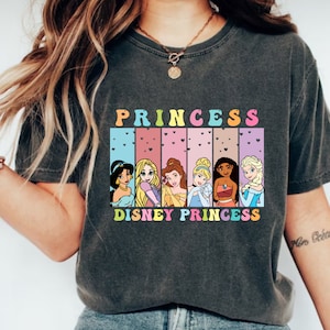Disneyworld Princess Shirt, Princess Disney Shirt,Tinkerbell Shirt,Retro Princess Personalized Shirt,Disney Girl Shirt,Belle, Rapunzel Shirt