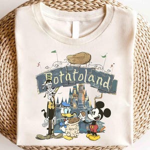 Disney Mickey And Friends Potatoland Shirt, Disney Mickey Mouse Shirt, Disney Potatoland Castle Shirt, Disney Mickey Potatoland Shirt