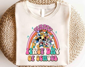 Disney First Day Of School Shirt, Disney Back To School Shirt, Disney Mickey And Friends Shirt, Teacher Life Shirt, Disney Preschool Shirt