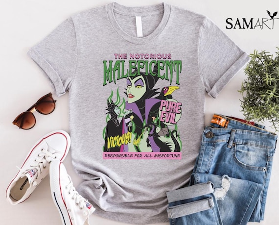 ディズニー ヴィンテージ マレフィセント ポートレート シャツ