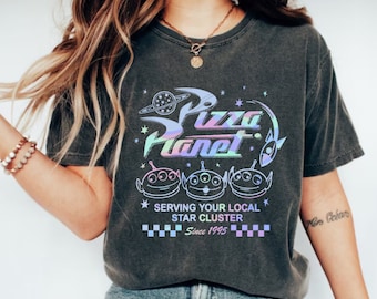 Toy Story Pizza Planet Shirt, Disney Pizza Planet Shirt, Pizza Liebhaber Shirt, Disney Alien Pizza Planet Shirt, Spielzeug Geschichte Geschenk, Disney Reise Shirt