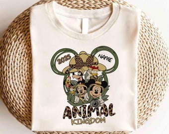 Disney Mickey And Friends Safari Custom Shirt, Disney Animal Kingdom Matching Shirt, Disney Wild Trip Shirt, Safari Mode Disney Shirt