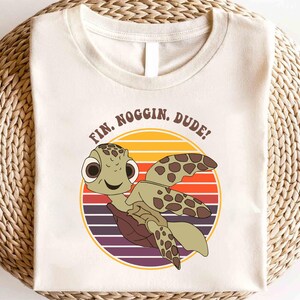 Disney Finding Squirts Snorkeling Shirt,Finding Nemo Shirt,Animal Kingdom Tee,Finding Nemo Character Shirt, Disney Finding Nemo Squirt Shirt