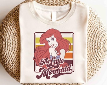 Camiseta de La Sirenita de Disney, camiseta de Ariel de La Sirenita, camiseta de Ariel de la princesa de Disney, camiseta de viaje de niñas de Disney, camiseta de cumpleaños de la princesa de Disney