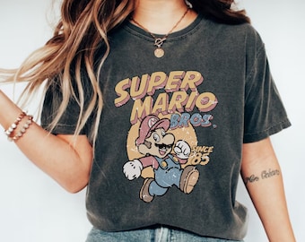 Super Mario Bowser Shirt,Super Mario Bros Shirt,Super Mario World Shirt,Super Mario Costum,Mario Shirt,Super Mario Birthday Shirt,Mario Gift