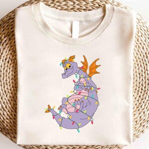 Figment Purple Dragon Christmas Shirt, Disney Figment Epcot Christmas Shirt, One Little Spark Christmas Shirt,Disney Christmas Party Shirt