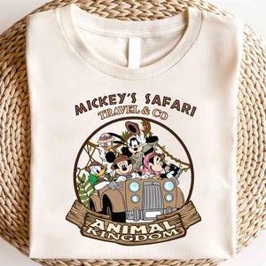 Disney Mickey And Friends Safari Shirt, Disney Animal Kingdom Matching Shirt,Disney Wild Trip Shirt,Safari Mode Disney Tee,Mickey Safari Tee