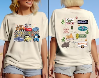 Disney Cars Shirt, Radiator Springs Shirt, Disney Cars Land Shirt, Cars Characters Shirt, Piston Cup Shirt,Disney Lightning McQueen Shirt