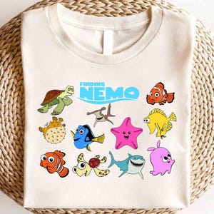 Disney Finding Friends Shirt,Finding Nemo Shirt,Animal Kingdom Tee,Finding Nemo Character Shirt,Finding Nemo Birthday Party Shirt,Kids Shirt