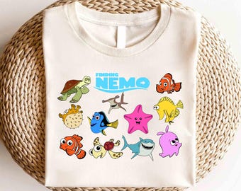 Disney Finding Friends Shirt,Finding Nemo Shirt,Animal Kingdom Tee,Finding Nemo Character Shirt,Finding Nemo Birthday Party Shirt,Kids Shirt
