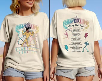 Disney Powerline Stand Out World Tour 95 Shirt, Disney Vintage A Goofy Movie Powerline Shirt, Disney Max Goofy Roxanne Powerline Shirt