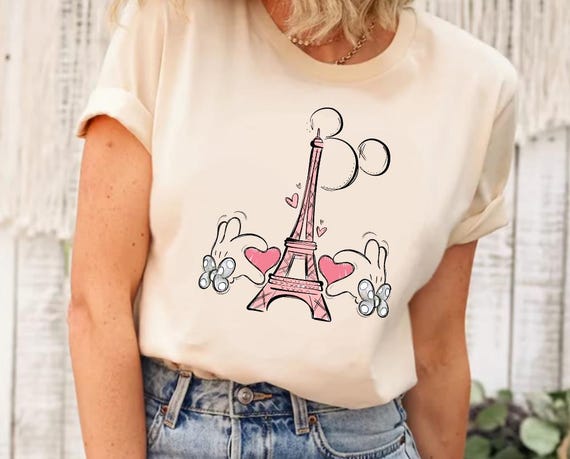 Disney Mickey Minnie Paris Eiffel Tower Shirt, Disneyland Paris Vacation Shirt, Eiffel Tower Family Shirt,Disney Paris Trip Tee,Minnie Paris