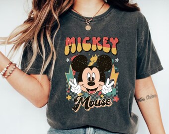 Retro Mickey Mouse Shirt, Disneyland Mickey Shirt, Vintage Mickey Shirt, Classic Mickey Tee, Magic Kingdom Shirt,Disney Trip Shirt