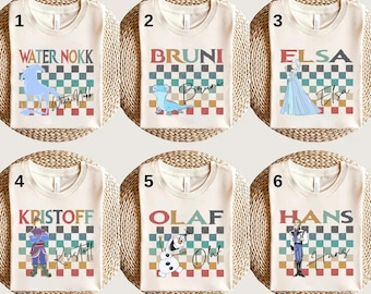 Disney Frozen Characters Shirt, Disney Princess Elsa Shirt, Disney Princess Anna Shirt, Disney Magic Kingdom Shirt, Disney Vacation Shirt