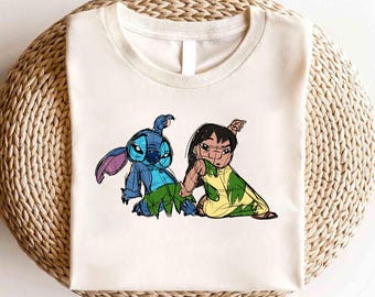 Camiseta de Disney Lilo y Stitch Friends, camiseta de Disney Stitch, camiseta de Stitch Ohana, camiseta de Ohana Means Family, camiseta de Magic Kingdom, camiseta de Hawaii