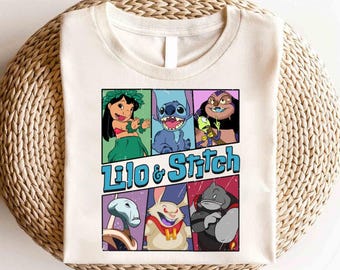 Camiseta de Disney Lilo y Stitch Friends, camiseta de Disney Stitch, camiseta de Stitch Ohana, camiseta de Ohana Means Family, camiseta de Magic Kingdom, camiseta de Hawaii