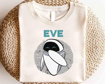 Camiseta de Disney Eve, Camiseta de los personajes de Disney Wall-E, Camiseta del Reino Mágico, Camiseta de Disney Wall-E, Camiseta de pareja de Disney Wall-E y Eve, Camiseta de viaje a Disney