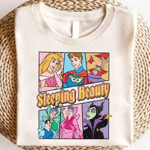 Disney Sleeping Beauty Shirt, Disney Princess Aurora Shirt, Disney Princess Shirt, Disney Maleficient Shirt,Sleeping Beauty Characters Shirt