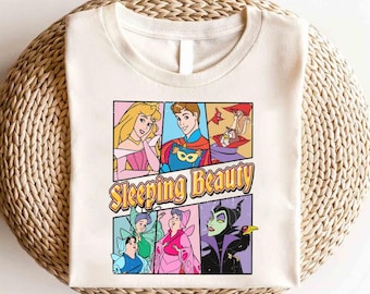 Disney Sleeping Beauty Shirt, Disney Princess Aurora Shirt, Disney Princess Shirt, Disney Maleficient Shirt,Sleeping Beauty Characters Shirt