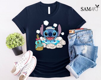 Disney Stitch Sketch Portait Shirt, Lilo and Stitch Shirt,disney