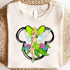 Disney Tinkerbell Ears Shirt, Disney Princess Tinkerbell Tee, Disney Tinkerbell Neverland Shirt,Disney Matching Family Tee,Magic Kingdom Tee