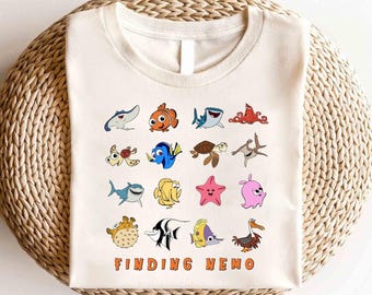 Disney Finding Friends Shirt, Finding Nemo Shirt, Animal Kingdom Shirt, Finding Nemo Character Shirt, Finding Nemo Birthday Party Shirt