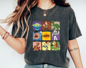 Benutzerdefinierte Disney Toy Story Shirt, benutzerdefinierte Disney Trip 2024 Familien-Shirt, benutzerdefinierte Toy Story passenden T-Shirt, personalisiertes Toy Story Shirt, Geburtstags-Shirt