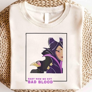 Disney Maleficent Babby jetzt haben wir schlechtes Blut Shirt, Disney Dornröschen Schurken T-Shirt, Disney Bösewichte Maleficent Shirt, Magic Kingdom Shirt