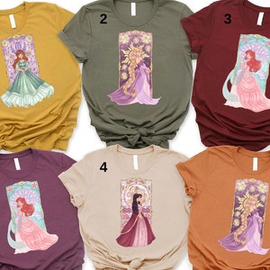 Camisa personalizada de cumpleaños de las princesas de Disney, camisa de cumpleañera de Disney, camisa de princesa de Disney, viaje de cumpleaños de las niñas de Disney, princesa de cumpleaños
