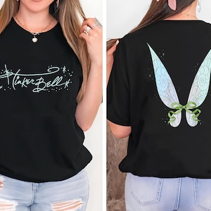 Disney Princess Tinkerbell Fairy Wings Shirt,Disney Tinkerbell Shirt, Disney Peter Pan And Tinkerbell Shirt, Disney Peter Pan Matching Shirt