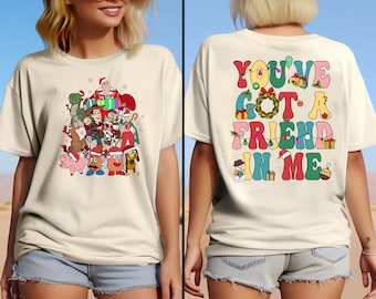 Disney Toy Story Friends Merry Christmas Shirt, Toy Story Character Christmas Shirt, Disney Matching Christmas Shirt, Christmas Party Shirt