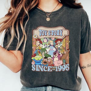 Vintage Disney Toy Story seit 1995 Shirt,Toy Story Charaktere Shirt,Toy Story Shirt, Toy Story Familie Shirt, Disney Toy Story Geburtstag Shirt