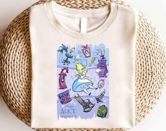 Comfort Colors® 不思議の国のアリスTシャツ、不思議の国のアリスT
