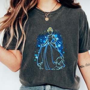 Disney Princess Cinderella Shirt, Cinderella Silhouette Portrait Shirt, Disney Family Vacation Shirt, Cinderella Retro Shirt, Princess Shirt
