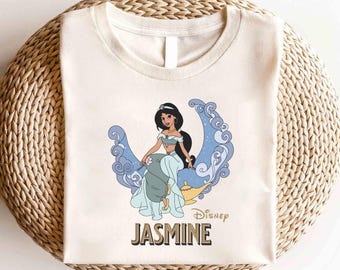 Princess Jasmine Shirt, Vintage Disney Comfort Colors Shirts